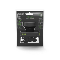 Налобный светодиодный фонарь Gauss аккумуляторный 60х70 100 лм GF401 GAUSS