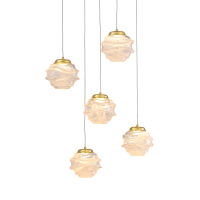 Подвесной светильник Delight Collection MD25030003-5A gold/clear