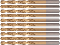 Сверла HSS по металлу, титановое покрытие 5.0 мм (10 шт) FIT 34150