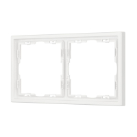 Рамка пластиковая Arlight FRM-NOBE-SFPL-2-WH 054215