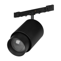Трековый магнитный светильник Arlight MAG-MICROCOSM-SPOT-ZOOM-R38-5W Warm3000 (BK, 10-55 deg, 24V) (IP20 Металл) 051765