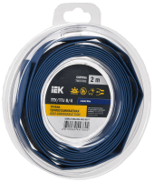 Трубка термоусадочная ТТУ нг-LS 8/4 синяя (2м/упак) IEK UDR12-008-004-002-K07-T