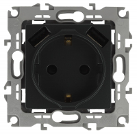 Розетка 2P+E со шторками и 2xUSB Эра 12-4109-05 Б0047844