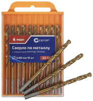 Сверло по металлу Cutop Profi с титановым покрытием, 8х117 мм (5 шт) CUTOP 52-453