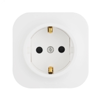 Quteo Розетка с заземлением без шторок наружная белая Legrand/Daccord 782211