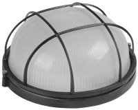 Светильник НПП1302 черный/круг с реш.60Вт IP54 IEK LNPP0-1302-1-060-K02