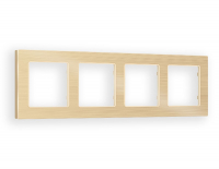 Рамка четырехместная Ambrella Volt Platos AF550304