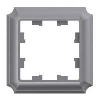 ATLASDESIGN ANTIQUE 1-постовая рамка, СТАЛЬ Systeme Electric ATN100901