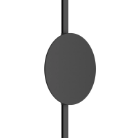 Трековый магнитный однофазный светильник Denkirs Air reflex DK5350-BK