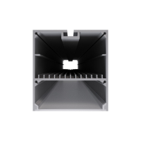 Профиль П-образный подвесной Apeyron ширина ленты до 60мм (рассеиватель, заглушки - 2шт) 08-28