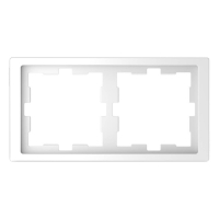 Рамка 2-постовая Schneider Electric Merten D-Life MTN4020-6535