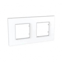 Рамка 2-постовая Schneider Electric Unica Quadro MGU2.704.18