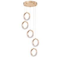 Каскадная люстра Arte Lamp Montana A7777SP-5GO