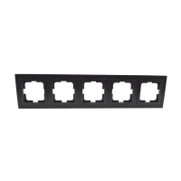 Рамка на 5 постов Mono Electric Despina графит 102-200000-164