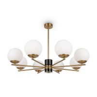 Люстра на штанге Freya Marble FR5230PL-08BS