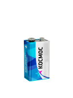 Батарейка 6LR61 (крона) 9V Alkaline 1S в ширнке Космос KOC6LR61MAX1S