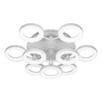 Потолочная светодиодная люстра iLedex Jomo FS-014-X9 108W WH