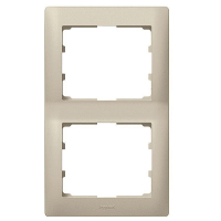 Рамка 2-постовая Legrand Galea Life титан 771406