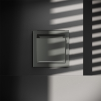 Выключатель встраиваемый Voltum S70 карточный 16А, (титан) VLS010706