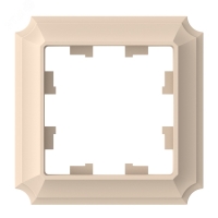 ATLASDESIGN ANTIQUE 1-постовая рамка, ПЕСОЧНЫЙ Systeme Electric ATN101201