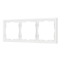 Рамка пластиковая Arlight FRM-NOBE-SFPL-3-WH 054219