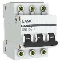 Выключатель нагрузки 3P 32А ВН-29 Basic EKF SL29-3-32-bas