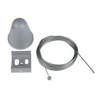 Набор для подвесного монтажа шинопроводов Uniel UFB-H41 SILVER 1 POLYBAG