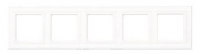 Рамка пятиместная Jung EPS485WW