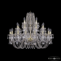 Подвесная люстра Bohemia Ivele Crystal 1402/16+8+4/300 G