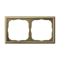 ARTGALLERY рамка 2-постовая, золото Systeme Electric GAL001602