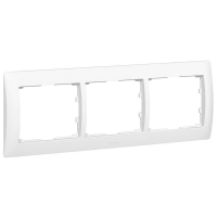 Рамка 3-постовая Legrand Galea Life белая 771003