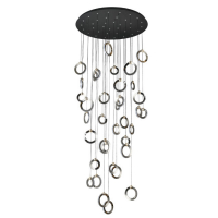 Подвесная люстра Lumien Hall Livin LH8028/36P-BK-PBK-SGD