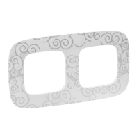 Рамка 2-постовая Legrand Valena Allure Нарцисс хром 754342