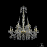 Подвесная люстра Bohemia Ivele Crystal 1409/8+4/240/h-77 G