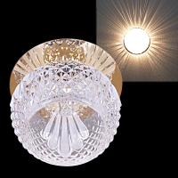 Встраиваемый светильник Reluce 08147-9.0-001H G9 GD+WT