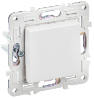 SKANDY Выключатель 1-клавишный 10А SK-V01W арктический белый IEK SK-V10-0-10-K01