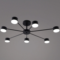 Люстра на штанге Reluce 03735-0.3-07 BK GX53