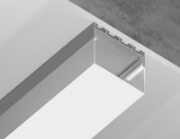 Алюминиевый профиль накладной/подвесной Profile System 42*45 для светодиодной ленты до 33.4мм Ambrella Light Illumination GP3070AL