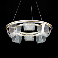 Подвесная люстра LED4U L7706-630 GD