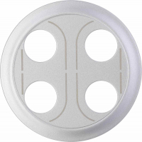 Лицевая панель Legrand Celiane розетки двойной Banana белая 068232