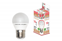Лампа светодиодная TDM Electric Народная E27 10W 3000K матовая SQ0340-1605