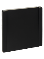 FORTE&PIANO Выключатель 1-клавишный проходной 10А FP103 черный IEK FP-V12-0-10-1-K02