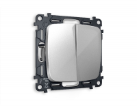 Комплект механизма 2-кл проходного выключателя Ambrella Volt Omega MO403020