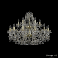 Подвесная люстра Bohemia Ivele Crystal 1409/12+6/300/2d G