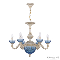 Подвесная люстра Bohemia Ivele Crystal AL79101P/6/175 WMG P Aquamarine/M-1F