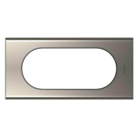 Рамка 4/5-модульная Legrand Celiane никель велюр 069115