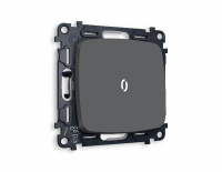 Комплект механизма 1-кл проходного выключателя с подсветкой Ambrella Volt Omega MO902035