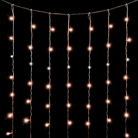 Гирлянда Занавес облегченный Laitcom (LTC) PCL600NOTBLW-10-2EWW