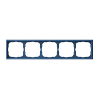 ARTGALLERY рамка 5-постовая, универсальная, аквамарин Systeme Electric GAL001105