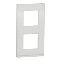 Рамка 2-постовая Schneider Electric Unica New NU6004V85